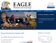 Tablet Screenshot of eaglefinancialgroup.net